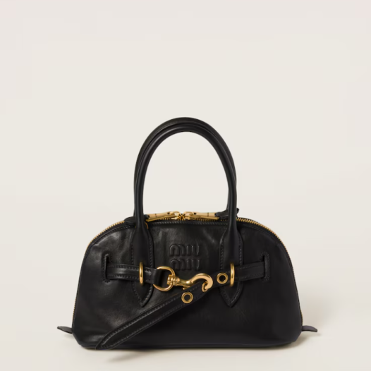 ★미우미우 여성 아방뛰르 나파 가죽 탑 핸들 백 - Miumiu Womens Avanture Nappa Leather Top Handle Bag