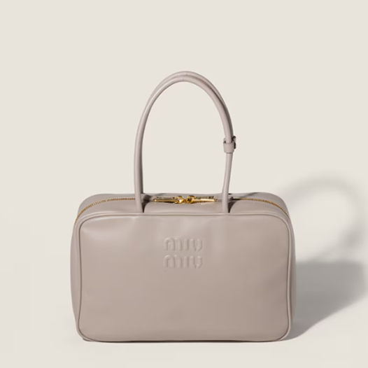 ★미우미우 여성 가죽 보 백 라지 - Miumiu Womens Leather Beau Bag