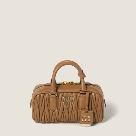 미우미우 여성 아르카디 마테라쎄 백 레귤러 - Miumiu Womens Arcadi Leather Bag