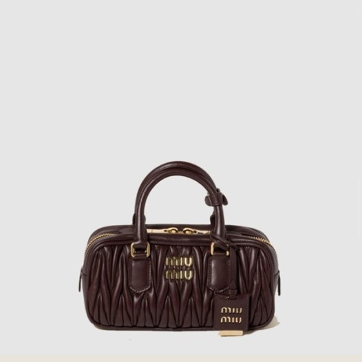 ★미우미우 여성 아르카디 마테라쎄 백 레귤러 - Miumiu Womens Arcadi Matelasse Bag