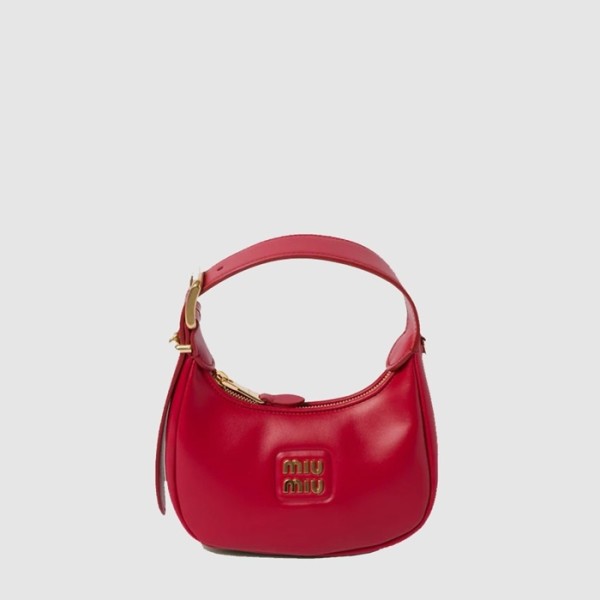 ❤미우미우 여성 가죽 호보백 - Miumiu Womens Leather Hobo Bag - mib13787x