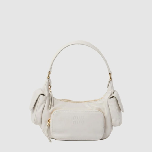 ★미우미우 여성 나파 가죽 포켓 백 - Miumiu Womens Nappa Leather Pocket Bag