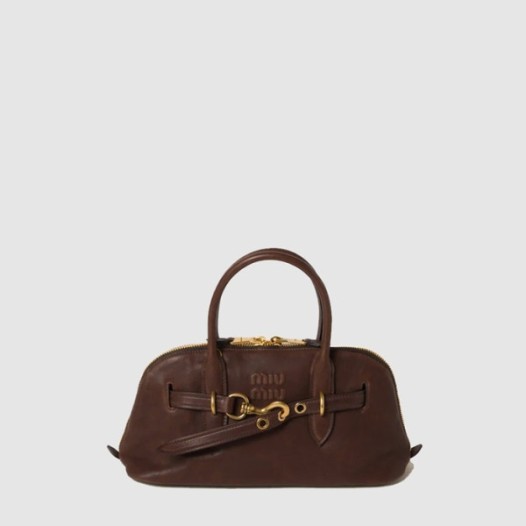 ❤미우미우 여성 아방뛰르 나파 가죽 탑 핸들 백 - Miumiu Womens Avanture Nappa Leather Top Handle Bag - mib13826x