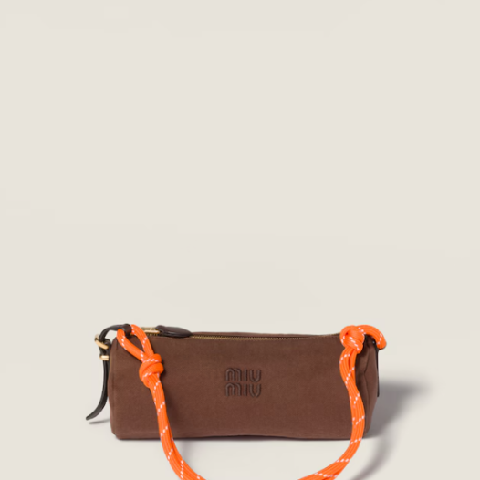 미우미우 여성 개버딘 파우치 - Miumiu Womens Gabardine Pouch