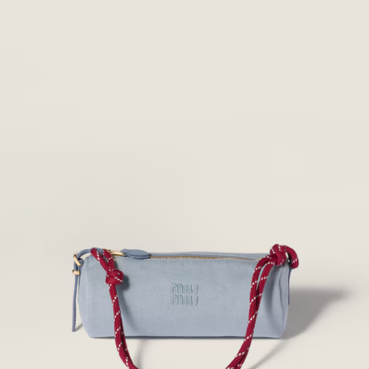 미우미우 여성 개버딘 파우치 - Miumiu Womens Gabardine Pouch