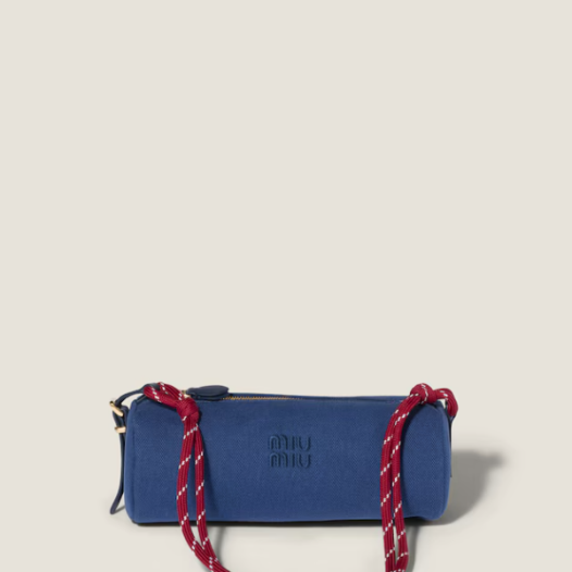 미우미우 여성 개버딘 파우치 - Miumiu Womens Gabardine Pouch