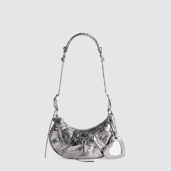 ❤발렌시아가 여성 르 카골 Xs 메탈라이즈드 숄더백 - Balenciaga Womens Le Cargol Xs Metalized Shoulder Bag - bab14193x