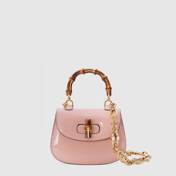 ❤구찌 여성 뱀부 1947 미니 탑 핸들백 - Gucci Womens Bamboo 1947 Mini Top Handle Bag - gub14221x