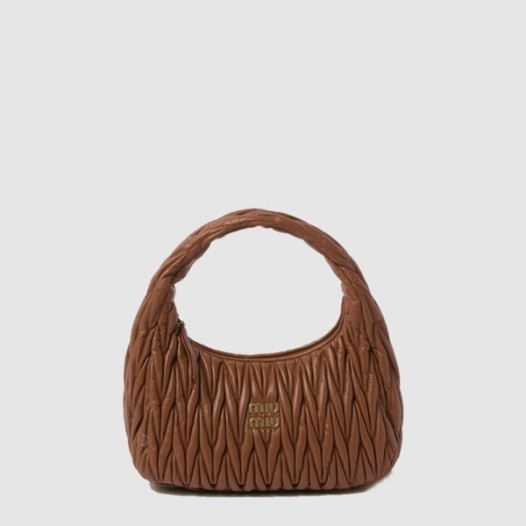 ❤미우미우 여성 완더 마테라쎄 호보 백 - Miumiu Womens Wander Matelasse Hobo Bag - mib14309x