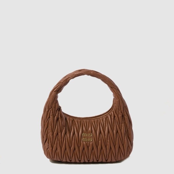 ❤미우미우 여성 완더 마테라쎄 호보 백 - Miumiu Womens Wander Matelasse Hobo Bag - mib14309x