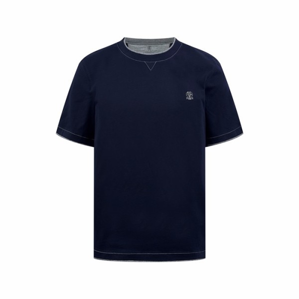❤브루넬로쿠치넬리 남성 라운드 티셔츠 - Brunello Cucinelli Mens Round Tshirt - brc13543x