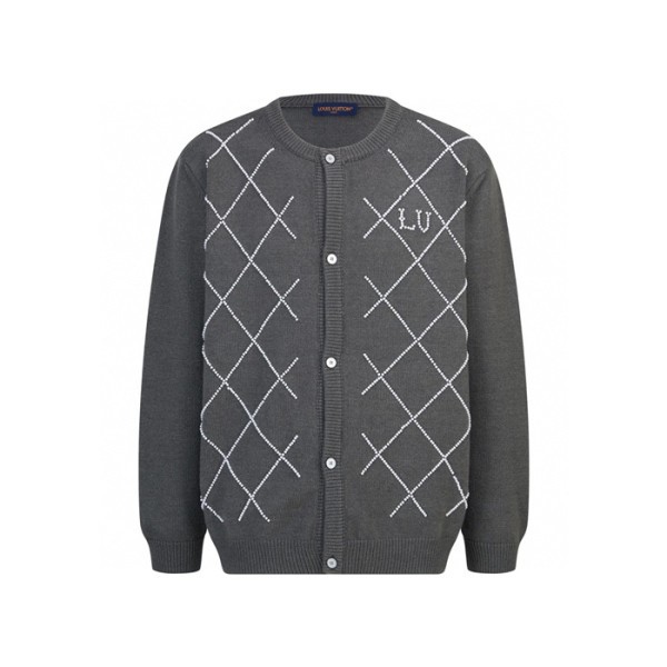 ❤루이비통 남성 라운드 가디건 - Louis vuitton Mens Round Cardigan - lvc13561x