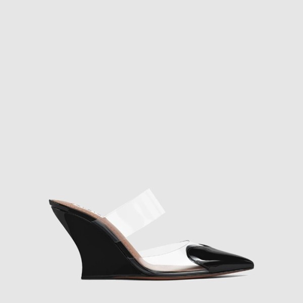 ❤알라이아 여성 르 쾨르 웨지 뮬 - Alaia Womens LE CŒUR Wedge Mule - als13468x