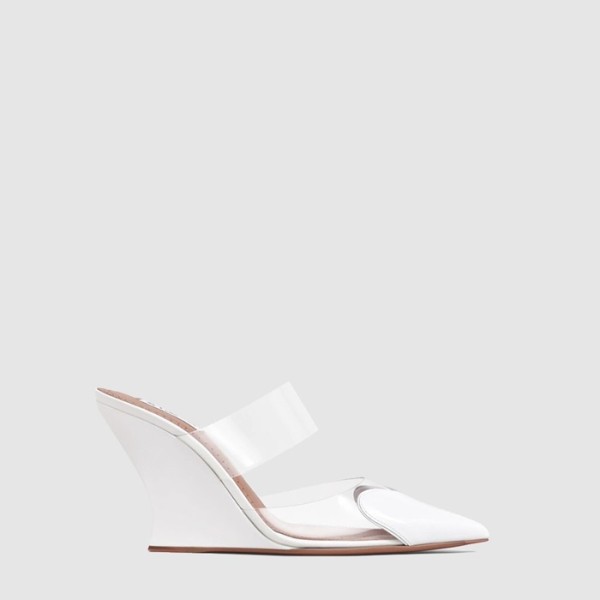 ❤알라이아 여성 르 쾨르 웨지 뮬 - Alaia Womens LE CŒUR Wedge Mule - als13469x