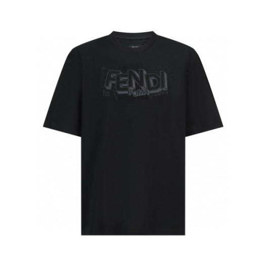 ❤펜디 남성 라운드 반팔 티셔츠 - Fendi Mens Round Tshirt - fec13582x