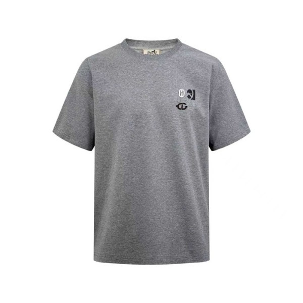❤에르메스 남성 라운드 반팔티 - Hermes Mens Round Tshirt - hec13587x