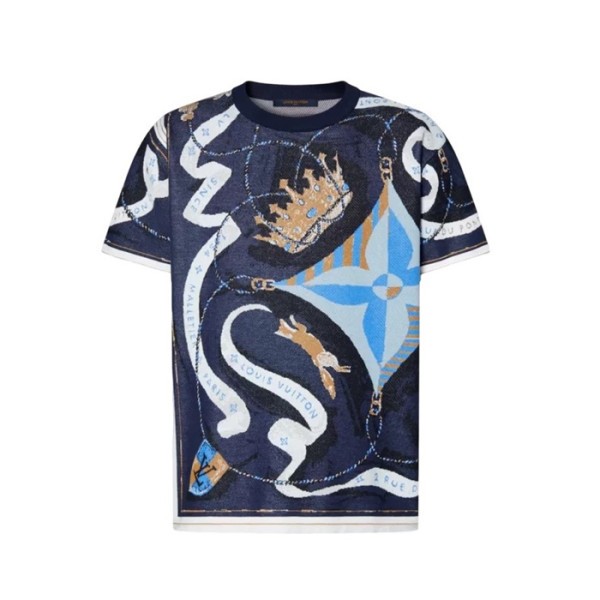 ❤루이비통 남성 라운드 반팔 티셔츠 - Louis vuitton Mens Round Tshirt - lvc13594x