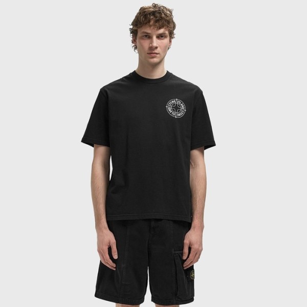 ❤스톤아일랜드 남성 라운드 반팔 티셔츠 - Stone Island Mens Round Tshirt - stc13641x