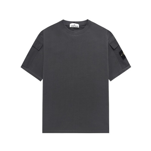 ❤스톤아일랜드 남성 라운드 반팔 티셔츠 - Stone Island Mens Round Tshirt - stc13649x