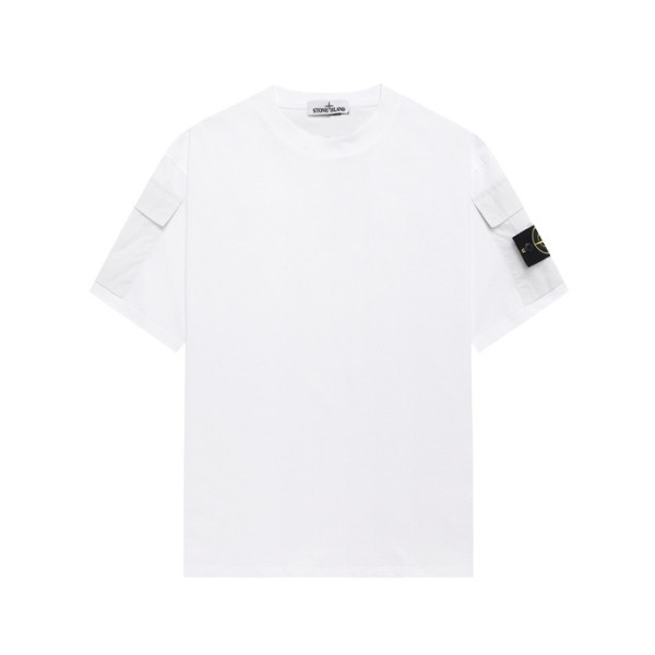 ❤스톤아일랜드 남성 라운드 반팔 티셔츠 - Stone Island Mens Round Tshirt - stc13651x