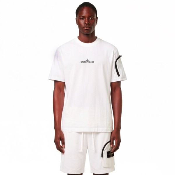 ❤스톤아일랜드 남성 라운드 반팔 티셔츠 - Stone Island Mens Round Tshirt - stc13657x