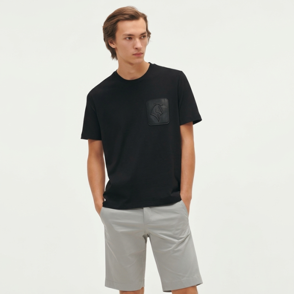 ❤에르메스 남성 라운드 반팔티 - Hermes Mens Round Tshirt - hec13667x