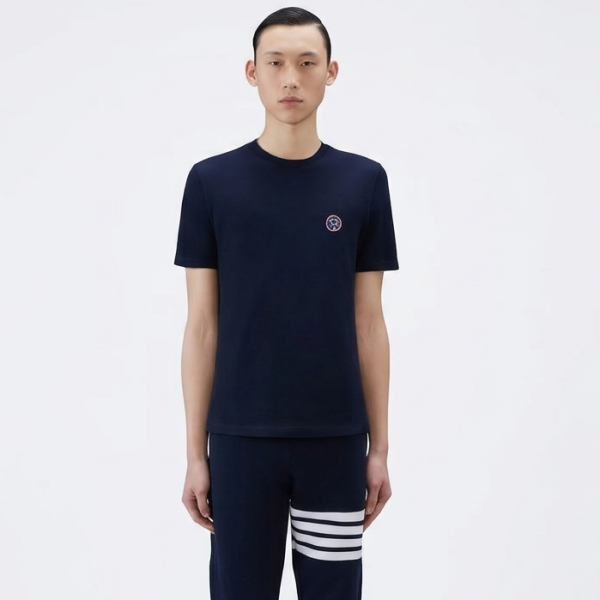 ❤톰브라운 남성 라운드 반팔티 - Thom Browne Mens Round Tshirts - thc13680x