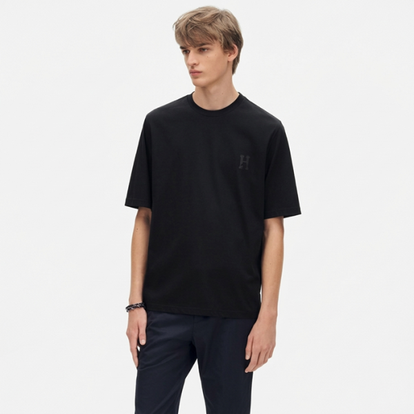 ❤에르메스 남성 라운드 반팔티 - Hermes Mens Round Tshirt - hec13685x