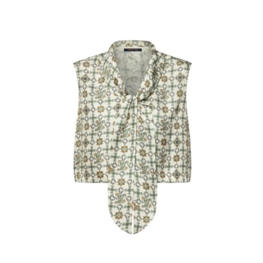 ❤루이비통 여성 크롭드 누보 라발리에르 블라우스 - Louis vuitton Womens Cropped Nouveau Lavalliere Blouse - lvc13701x