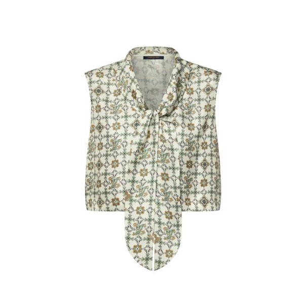 ❤루이비통 여성 크롭드 누보 라발리에르 블라우스 - Louis vuitton Womens Cropped Nouveau Lavalliere Blouse - lvc13701x