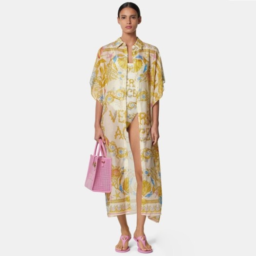 ❤베르사체 여성 실크 드레스 - Versace Womens Silk Dress With Waist Belt - vec13707x