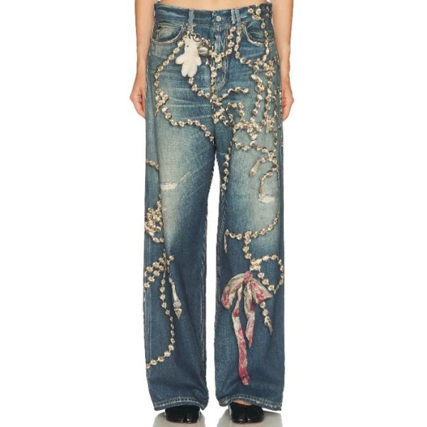 ❤아크네 남/녀 트롱프뢰유 청바지 - Acne Studios Unisex Trompe-L’ŒIL Jeans - anc13711x