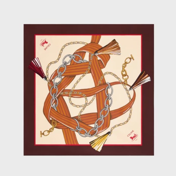❤셀린느 여성 트리오페 스퀘어 스카프 - Celine Womens Triomphe Scarf - acc7029x