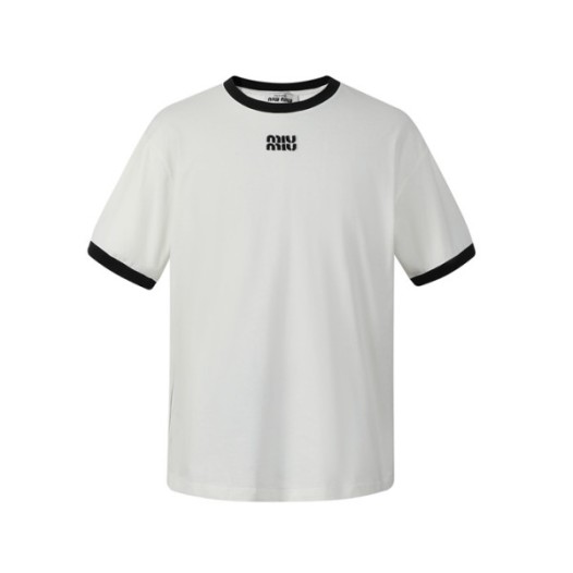 ❤미우미우 남/녀 라운드 반팔 티셔츠 - Miumiu Unisex Round Tshirt - mic13720x