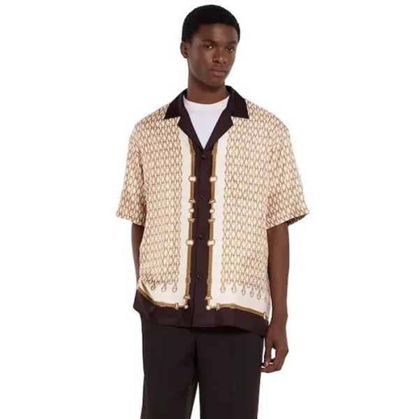 ❤구찌 남성 포플린 볼링 셔츠 - Gucci Mens Poplin Bowling Shirt - guc13727x