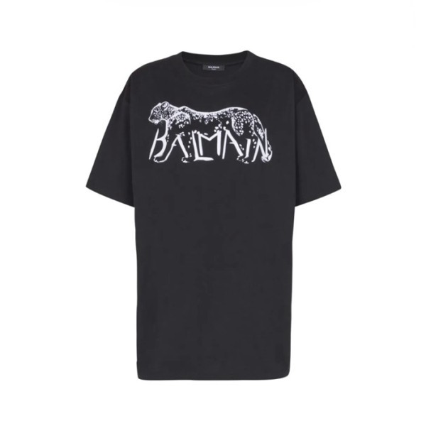 ❤발망 남성 라운드 반팔티 - Balmain Mens Round Tshirt - bmc13770x