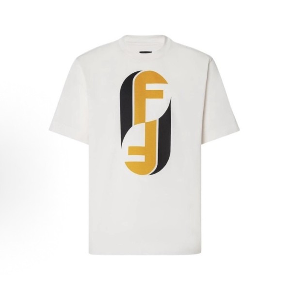 ❤펜디 남성 라운드 반팔 티셔츠 - Fendi Mens Round Tshirt - fec13797x