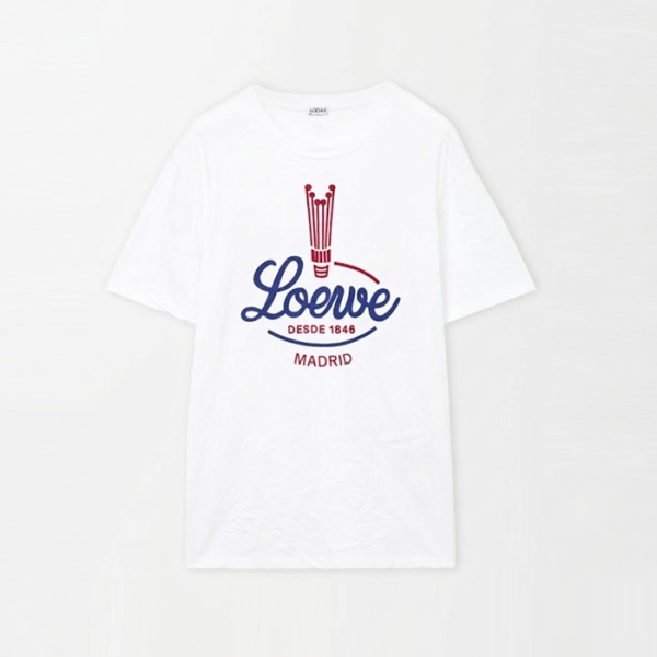 ❤로에베 남성 라운드 반팔티 - Loewe Mens Round Tshirt - loc13811x