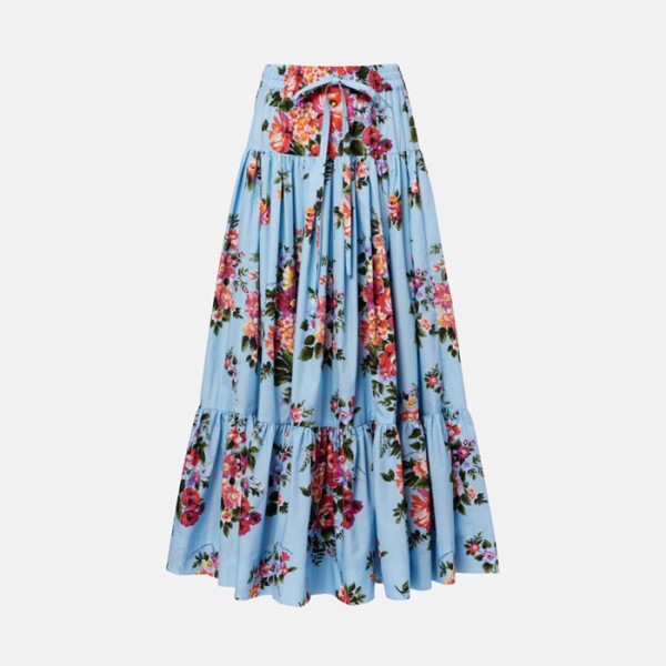 ❤돌체앤가바나 여성 플로럴 포플린 맥시 스커트 - Dolce&Gabbana Womens Floral Poplin Maxi Skirt - doc13816x