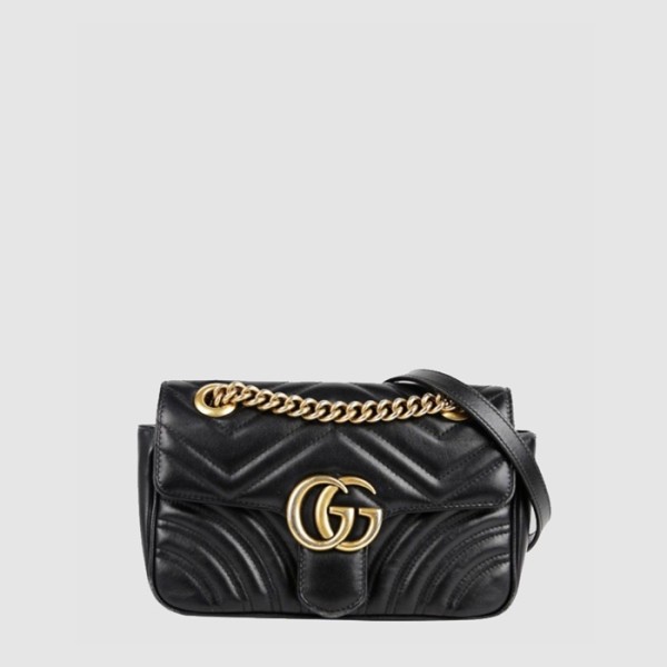 ❤구찌 여성 GG 마몽 마틀라세 미니 숄더백 - Gucci Womens GG Marmont Matelassé Mini Shoulder Bag - gub14739x