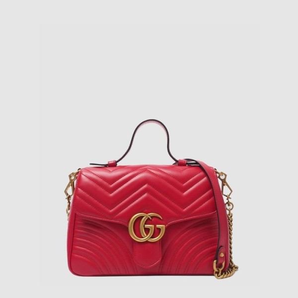 ❤구찌 여성 GG 마몽 스몰 탑 핸들백 - Gucci Womens GG Marmont Small Top Handle Bag - gub14741x