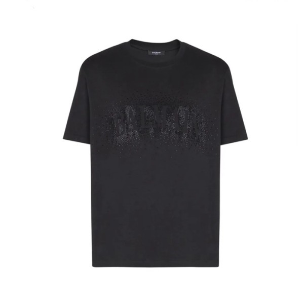 ❤발망 남성 라운드 반팔티 - Balmain Mens Round Tshirt - bmc13835x