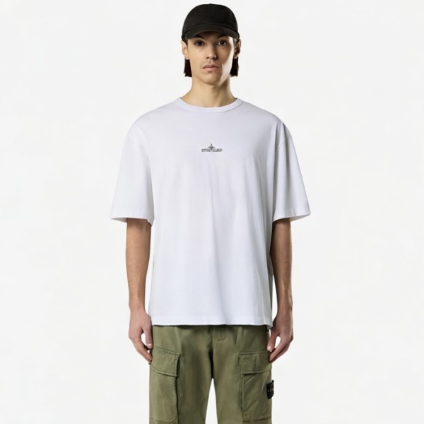 ❤스톤아일랜드 남성 라운드 반팔 티셔츠 - Stone Island Mens Round Tshirt - stc13882x
