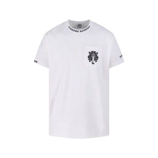 ❤크롬하츠 남성 라운드 반팔티 - Chrom Hearts Mens Round Tshirt - chc13910x