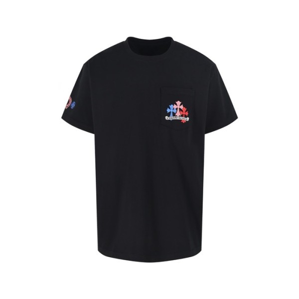 ❤크롬하츠 남성 라운드 반팔티 - Chrom Hearts Mens Round Tshirt - chc13913x