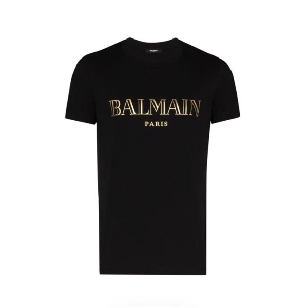 ❤발망 남성 라운드 반팔티 - Balmain Mens Round Tshirt - bmc13945x