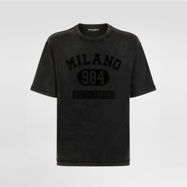 ❤돌체앤가바나 남성 라운드 반팔 티셔츠 - Dolce&Gabbana Mens Round Tshirt - doc13960x