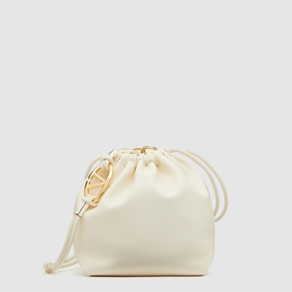 ❤발렌티노 여성 브이로고 푸프 버킷 백 - Valentino Womens V-Logo Pouf Bucket Bag - vab14829x