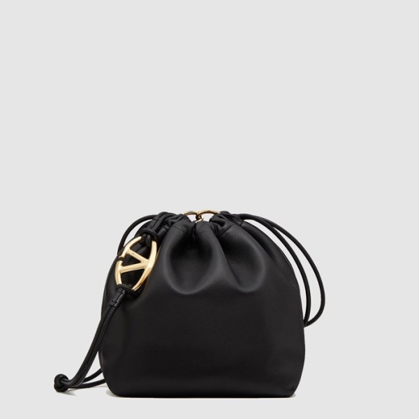 ❤발렌티노 여성 브이로고 푸프 버킷 백 - Valentino Womens V-Logo Pouf Bucket Bag - vab14830x