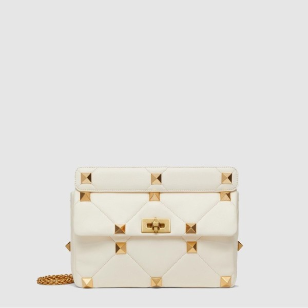 ❤발렌티노 여성 라지 로만 스터드 체인 숄더 백 - Valentino Womens Large Roman Studded Chain Shoulder Bag - vab14836x